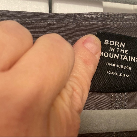 Kuhl hiking shorts gray Sz 8 style 6084 - Picture 6 of 8